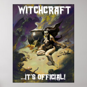 WITCHCRAFT är det officiellt! Konst av Mike Poster