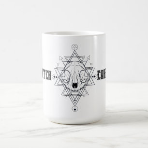 Witchcraft Bull Skull Halloween Kaffemugg