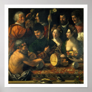 Witchcraft eller Allegory of Hercules, c.1535 (olj Poster