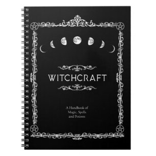Witchcraft en handbok av magispådomar och drycker anteckningsbok