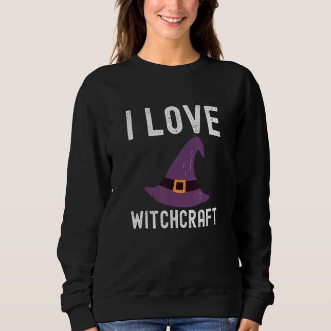 Witchcraft  I Love Witchcraft T Shirt (Framsida)