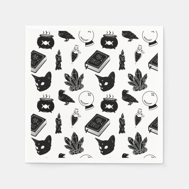 Witchcraft Mönster I Pappersservett (Framsidan)