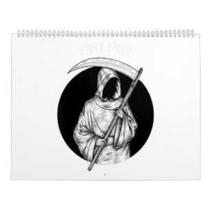Witchcraft Mörk Goth Blackcraft Dödsgrim Reaper. Kalender