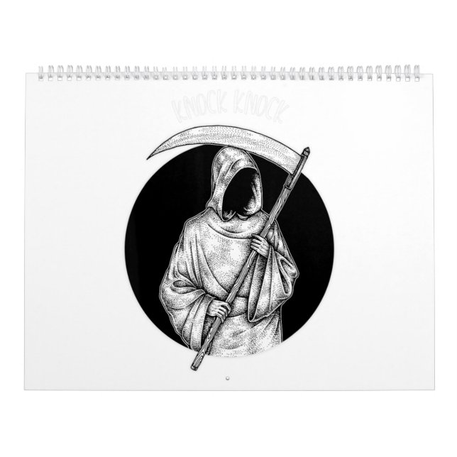 Witchcraft Mörk Goth Blackcraft Dödsgrim Reaper. Kalender (Omslag)