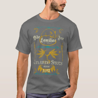 Witchcraft s Familiar Inn Wiccan Witch 1692 Ts T Shirt