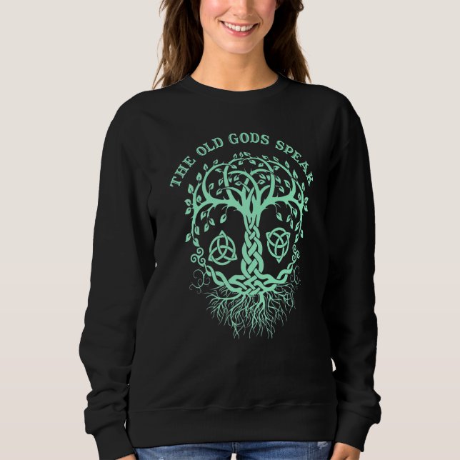 Witchcraft Wiccan Pagan Livets träd 2 T Shirt (Framsida)