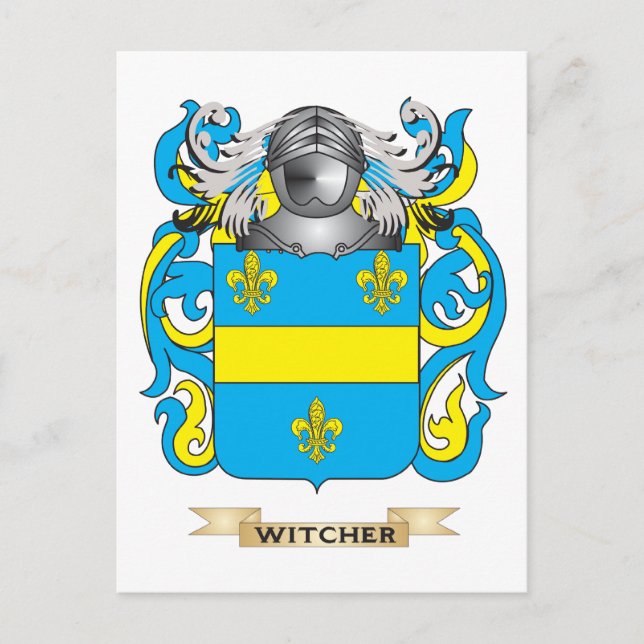 Witcher Family Crest (Jackande av Arm) Vykort (Framsida)