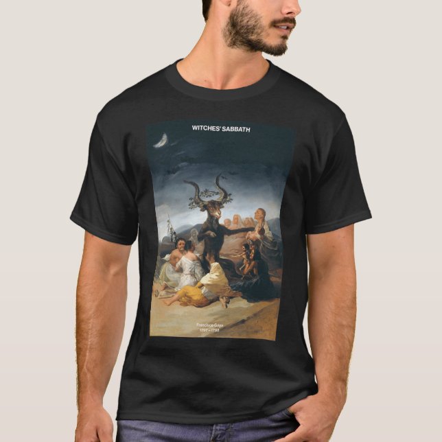 Witches_#39_ Sabbath - Francisco Goya T-Shirt (Framsida)