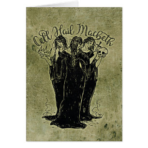 Witches All Hail Elizabeth Hälsningskort