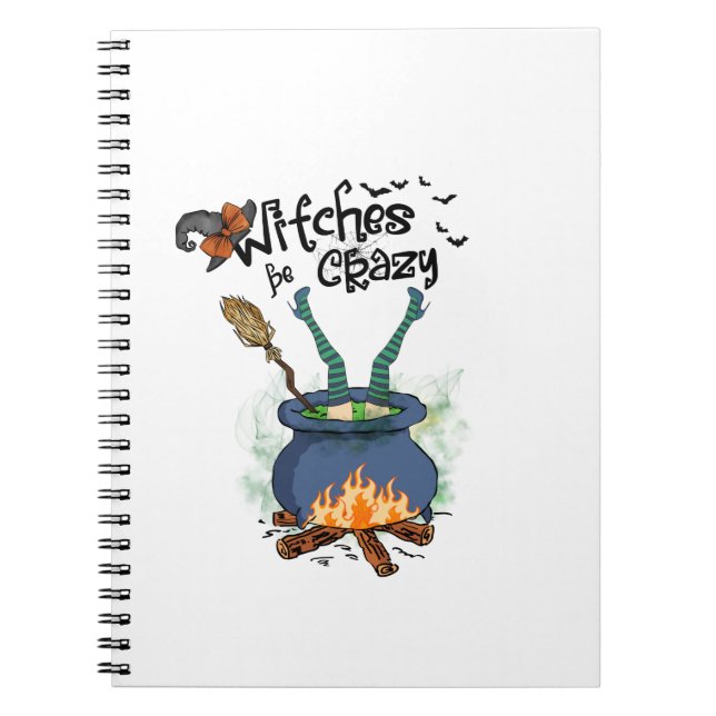 Witches Be Crazy Anteckningsbok (Framsidan)