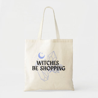 Witches Be Shopping - Periwinkle Tygkasse