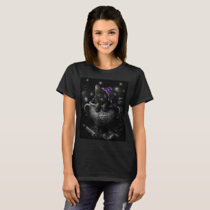 Witches Black Kitten T Shirt