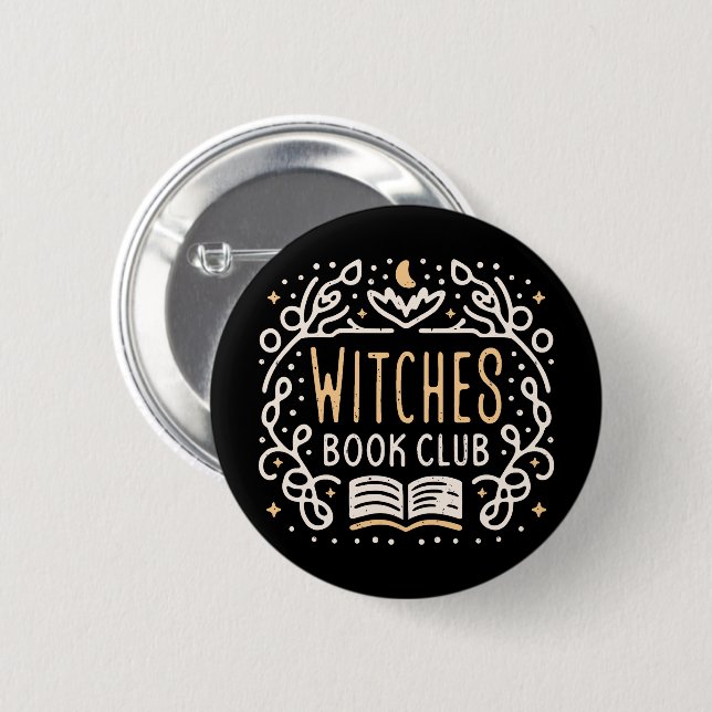 Witches bok klubb knapp (Framsida & baksida)