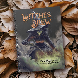 Witches Brew Best Recipes för Halloween Anteckningsbok
