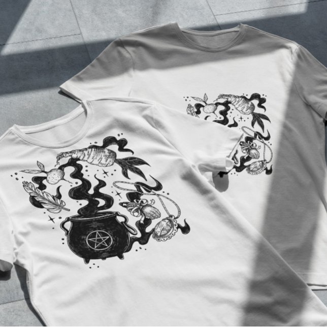 Witches Brew Cauldron T Shirt (Skapare uppladdad)