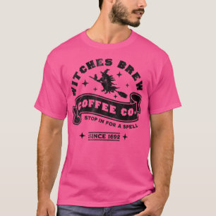 Witches Brew Coffee Salem 1692 Funny Halloween Wit T Shirt