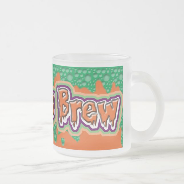 Witches Brew Coola Lettering Halloween Mugg (Höger)