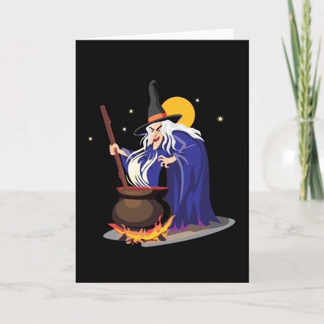 Witches Brew Halloween-kort Kort (Framsida)