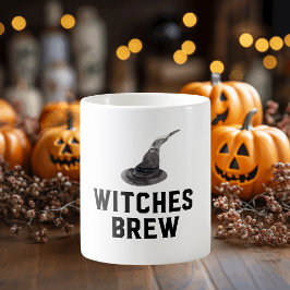 Witches Brew | HAPPY HALLOWEEN | Witches Hat Kaffemugg