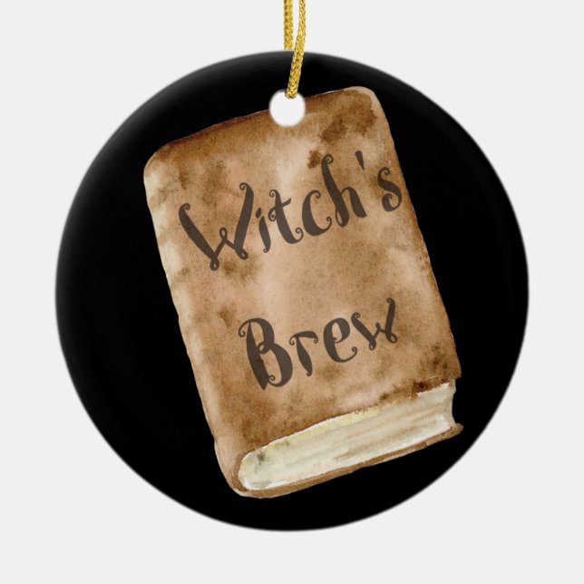 Witches Brew Julgransprydnad Keramik (Framsidan)