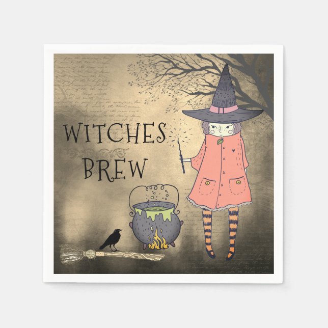 Witches Brew Pappersservett (Framsidan)