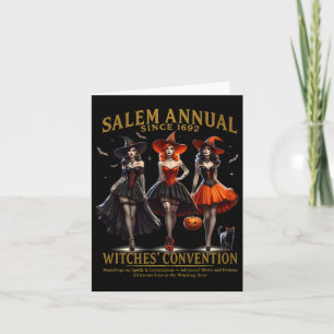 Witches Convention Halloween Girls Salem annual S Kort
