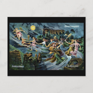 Witches Dance Walpurgis Nattvykort Vykort