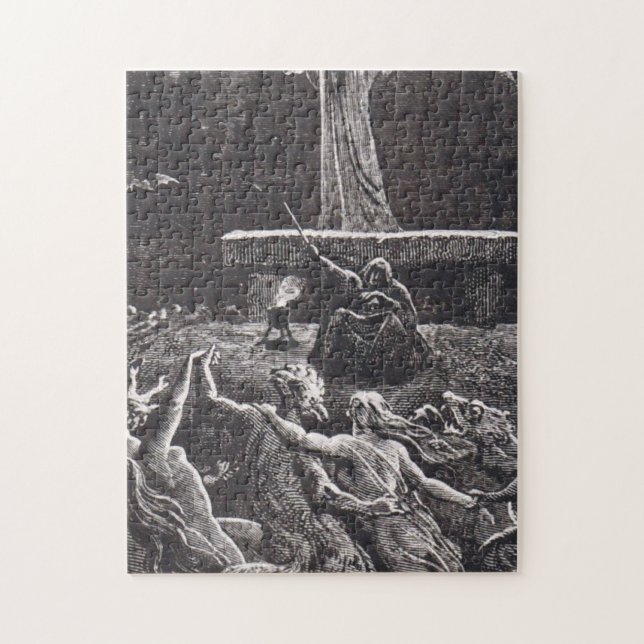 Witches Dancing at Sabbath Pussel (Vertikal)