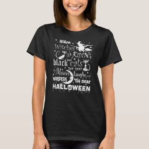 Witches Dikt Halloween Witch, Spooky Magic T Shirt
