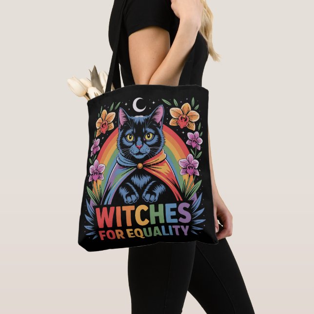 Witches For Equality Feminist Tygkasse (Närbild)