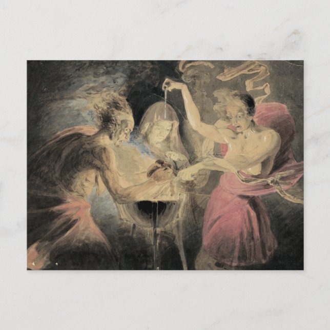 Witches från Macbeth Vykort (Framsida)