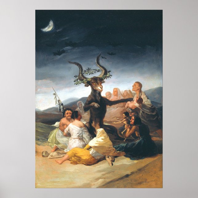 Witches Francisco Goya Sabbath Poster (Framsidan)