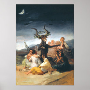 Witches Francisco Goyas sabbat Poster