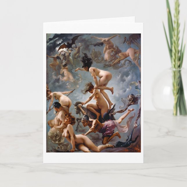 Witches går till sin sabbat | Falero | Kort (Framsida)