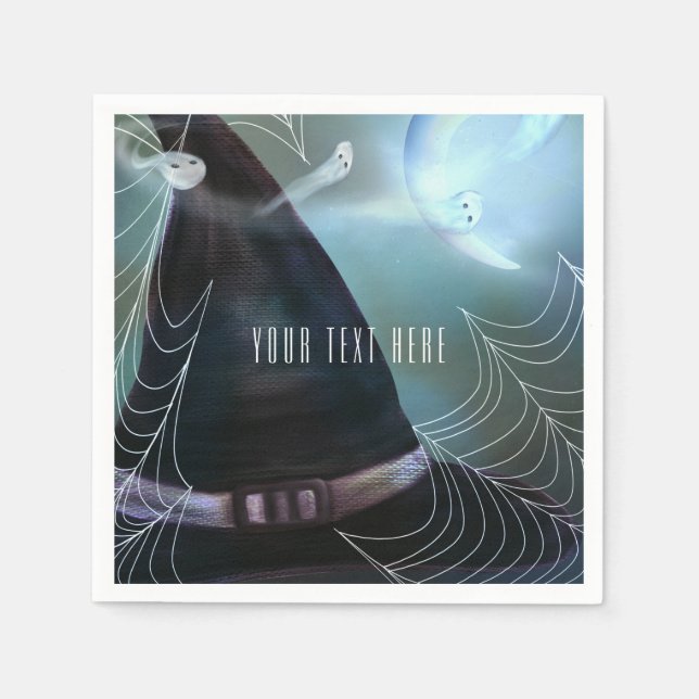 Witches Ghoely Napkins Halloween fest Napkins Pappersservett (Framsidan)