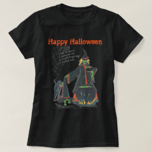 Witches Halloween Brew Scary Designad T Shirt