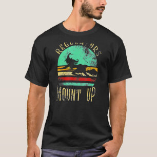 Witches Halloween Regulators Mount Up T Shirt