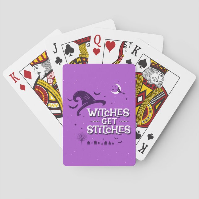 Witches Hämta titlar-uppspelningskort Casinokort (Baksidan)