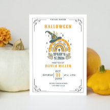 Witches Hat & Rainbow Minimalistic Halloween fest