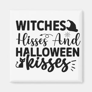 Witches Hisses och Halloween Kisses Magnet