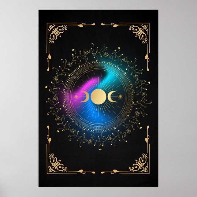 Witches Lunar eclipse Poster (Framsidan)