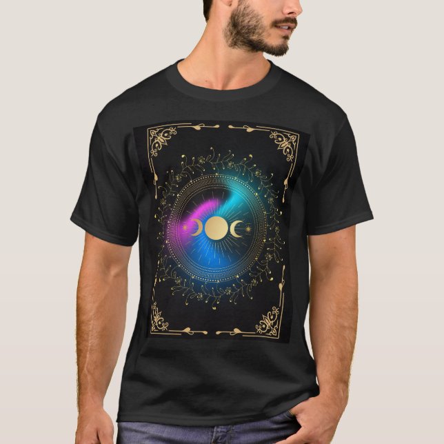 Witches Lunar eclipse T Shirt (Framsida)