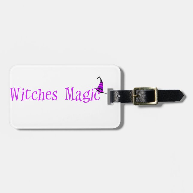 Witches Magic Hat Bagagebricka (Horisontell Framsida)