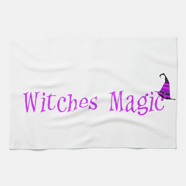 Witches Magic Hat Kökshandduk (Horisontell)