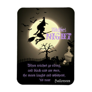 Witches Natt, Halloween Magnet