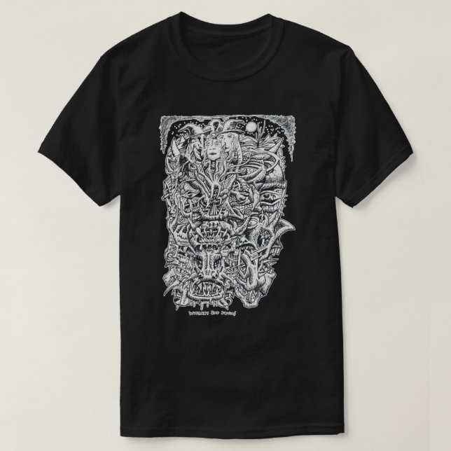 Witches och Djävulen, av Brian Benson. T-shirt (Design framsida)