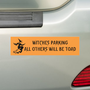 Witches Parking Bildekal