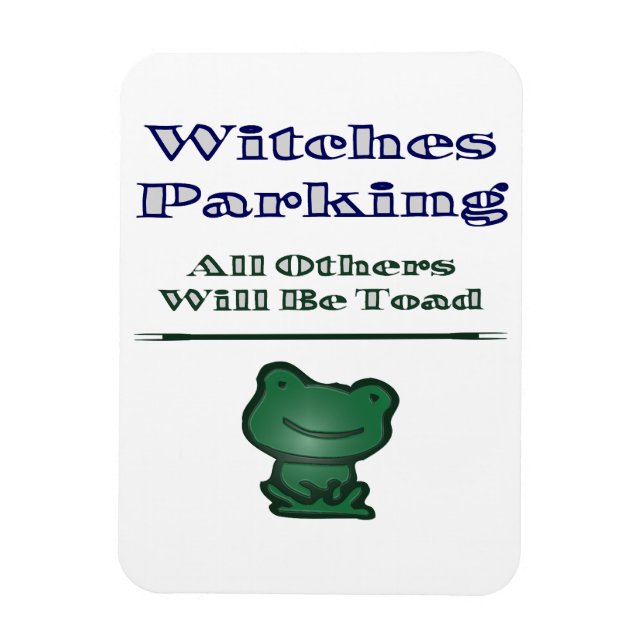 Witches Parking Magnet (Vertikal)