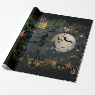 Witches Party Night Wrapping Papper Presentpapper