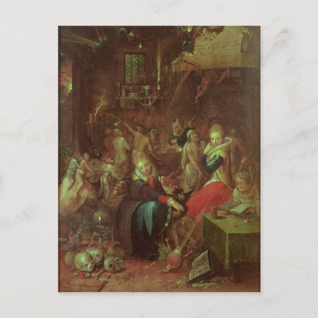 Witches' Sabbath, 1606 Vykort (Framsida)